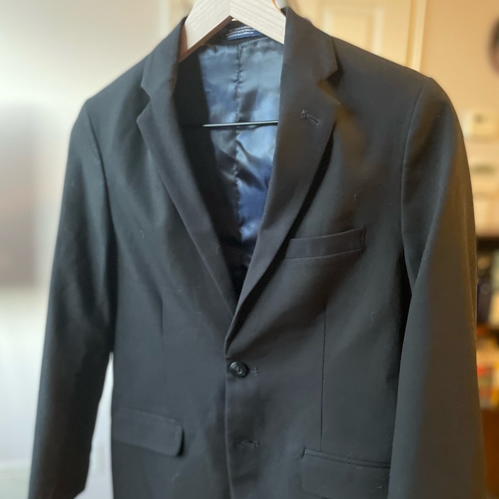 IZOD Boys Black Suit Jacket Size 12Y